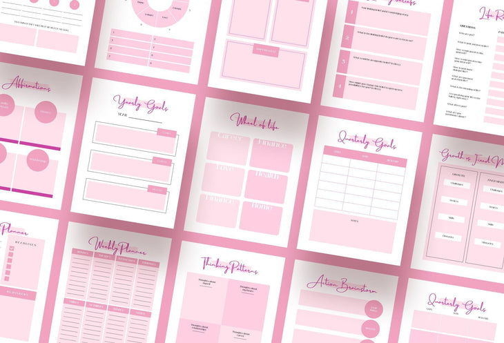 Ladystrategist Manifestation Dream Life Book Canva Template Printable and Editable instagram canva templates social media templates etsy free canva templates