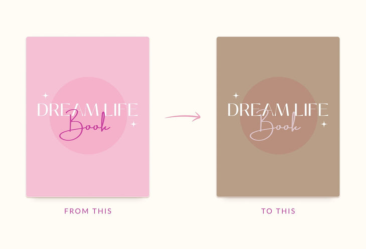 Ladystrategist Manifestation Dream Life Book Canva Template Printable and Editable instagram canva templates social media templates etsy free canva templates