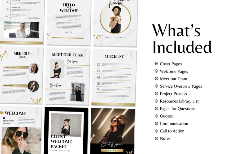 Ladystrategist Marble Gold Service Providers Bundle instagram canva templates social media templates etsy free canva templates