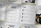 Ladystrategist Marble Gold Service Providers Bundle instagram canva templates social media templates etsy free canva templates