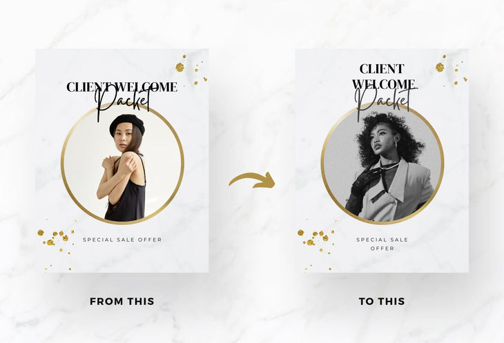 Ladystrategist Marble Gold Service Providers Bundle instagram canva templates social media templates etsy free canva templates