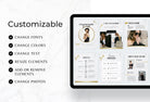 Ladystrategist Marble Gold Service Providers Bundle instagram canva templates social media templates etsy free canva templates