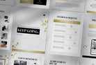 Ladystrategist Marble Gold Service Providers Bundle instagram canva templates social media templates etsy free canva templates
