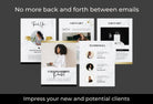 Ladystrategist Marble Gold Service Providers Bundle instagram canva templates social media templates etsy free canva templates