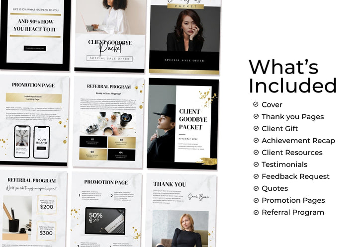 Ladystrategist Marble Gold Service Providers Bundle instagram canva templates social media templates etsy free canva templates