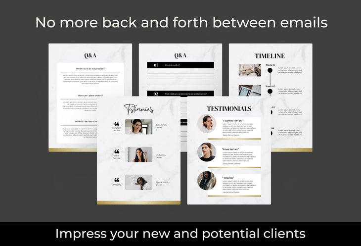 Ladystrategist Marble Gold Service Providers Bundle instagram canva templates social media templates etsy free canva templates