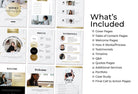Ladystrategist Marble Gold Service Providers Bundle instagram canva templates social media templates etsy free canva templates
