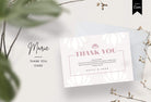 Ladystrategist Marie Printable Thank You Card Packaging Insert Note Canva Template instagram canva templates social media templates etsy free canva templates