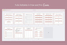 Ladystrategist Marketing Strategy Printable and Editable Canva Planner Template instagram canva templates social media templates etsy free canva templates