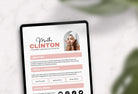 Ladystrategist Martha Clinton Media Kit Canva Template for Influencers instagram canva templates social media templates etsy free canva templates