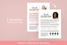 Ladystrategist Martha Media Kit Canva Template for Influencers instagram canva templates social media templates etsy free canva templates