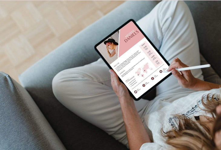 Ladystrategist Melissa Daniels Media Kit Canva Template for Influencers instagram canva templates social media templates etsy free canva templates