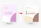 Ladystrategist Mia Coaching 6-Page Carousel Canva Template instagram canva templates social media templates etsy free canva templates