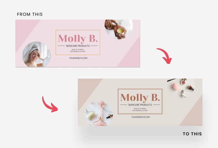 Ladystrategist Molly Facebook Cover Canva Template instagram canva templates social media templates etsy free canva templates