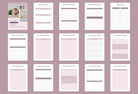 Ladystrategist Money Mindset Journal Canva Template instagram canva templates social media templates etsy free canva templates