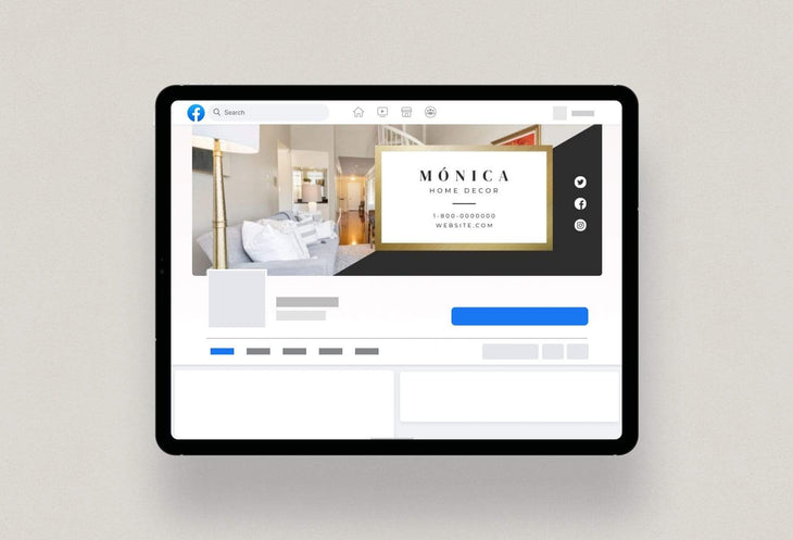 Ladystrategist Monica Facebook Cover Canva Template instagram canva templates social media templates etsy free canva templates
