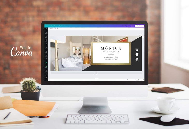 Ladystrategist Monica Facebook Cover Canva Template instagram canva templates social media templates etsy free canva templates