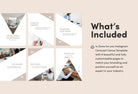 Ladystrategist Natalie Educational 6-Page Carousel Canva Template instagram canva templates social media templates etsy free canva templates