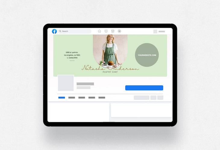 Ladystrategist Natasha Facebook Cover Canva Template instagram canva templates social media templates etsy free canva templates