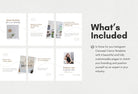 Ladystrategist Nora Real Estate 6-Page Carousel Canva Template instagram canva templates social media templates etsy free canva templates