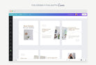 Ladystrategist Nora Real Estate 6-Page Carousel Canva Template instagram canva templates social media templates etsy free canva templates