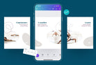 Ladystrategist Nova Fitness 6-Page Carousel Canva Template instagram canva templates social media templates etsy free canva templates