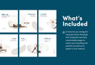 Ladystrategist Nova Fitness 6-Page Carousel Canva Template instagram canva templates social media templates etsy free canva templates
