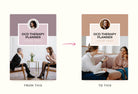 Ladystrategist OCD Therapy Planner Canva Template for Coaches instagram canva templates social media templates etsy free canva templates