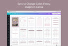 Ladystrategist Online Shop Planner Canva Template instagram canva templates social media templates etsy free canva templates