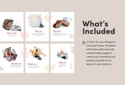 Ladystrategist Paisley Educational 6-Page Carousel Canva Template instagram canva templates social media templates etsy free canva templates