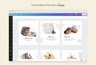 Ladystrategist Paisley Educational 6-Page Carousel Canva Template instagram canva templates social media templates etsy free canva templates