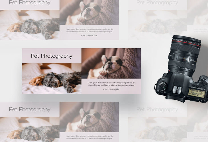 Ladystrategist Pet Facebook Cover for Photographers Editable Canva Template instagram canva templates social media templates etsy free canva templates