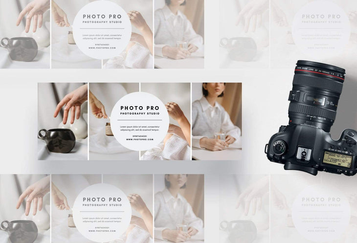 Ladystrategist Photo Pro Facebook Cover for Photographers - Editable Canva Template instagram canva templates social media templates etsy free canva templates