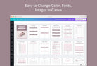 Ladystrategist Product Launch Planner Canva Template instagram canva templates social media templates etsy free canva templates