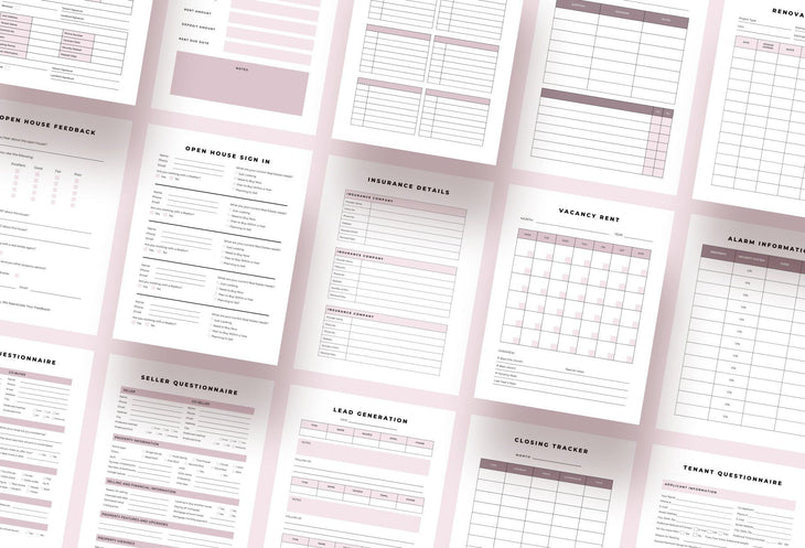 Ladystrategist Realtor Business Planner Canva Template instagram canva templates social media templates etsy free canva templates