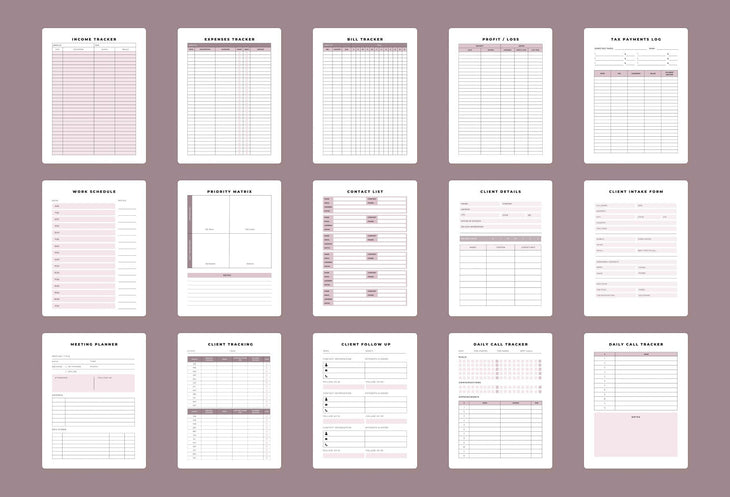 Ladystrategist Realtor Business Planner Canva Template instagram canva templates social media templates etsy free canva templates