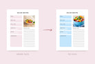Ladystrategist Recipe Card Bundle Canva Template instagram canva templates social media templates etsy free canva templates