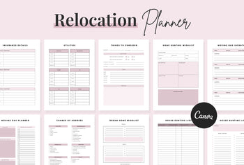 Ladystrategist Relocation Planner Canva Template instagram canva templates social media templates etsy free canva templates