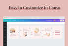 Ladystrategist Rose Carousel Instagram Engagement Booster Canva Template instagram canva templates social media templates etsy free canva templates