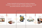 Ladystrategist Sam Food and Nutrition 6-Page Carousel Canva Template instagram canva templates social media templates etsy free canva templates