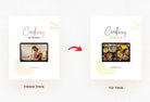 Ladystrategist Sam Food and Nutrition 6-Page Carousel Canva Template instagram canva templates social media templates etsy free canva templates