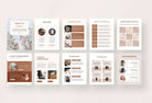 Ladystrategist Sand Client Goodbye Packet instagram canva templates social media templates etsy free canva templates