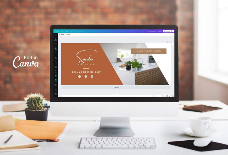 Ladystrategist Sauber Facebook Cover Canva Template instagram canva templates social media templates etsy free canva templates