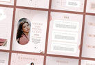 Ladystrategist Service and Pricing Guide Editable Canva Template - Rose Gold instagram canva templates social media templates etsy free canva templates