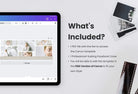 Ladystrategist Shutter Up Facebook Cover for Photographers - Editable Canva Template instagram canva templates social media templates etsy free canva templates