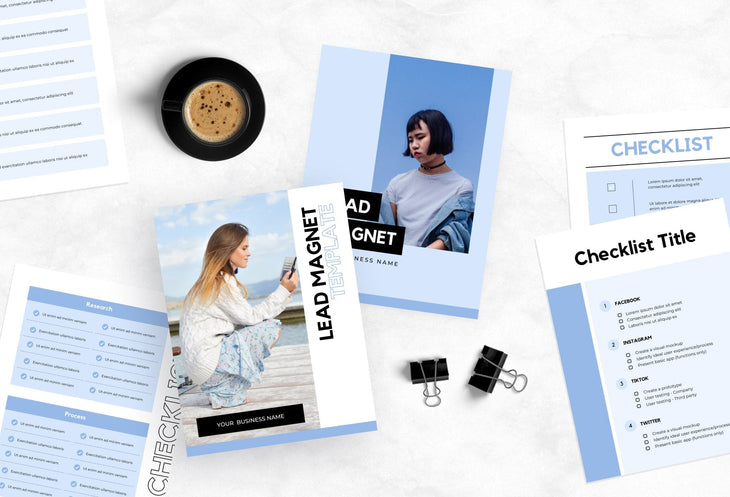 Ladystrategist Sienna Lead Magnet Editable Canva Template instagram canva templates social media templates etsy free canva templates