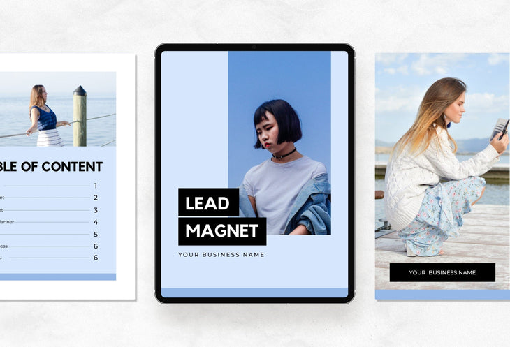 Ladystrategist Sienna Lead Magnet Editable Canva Template instagram canva templates social media templates etsy free canva templates