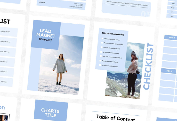 Ladystrategist Sienna Lead Magnet Editable Canva Template instagram canva templates social media templates etsy free canva templates