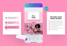 Ladystrategist Social Media Engagement Posts Canva Templates instagram canva templates social media templates etsy free canva templates