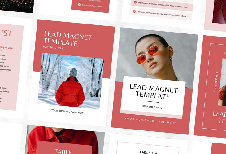 Ladystrategist Sophia Lead Magnet Editable Canva Template instagram canva templates social media templates etsy free canva templates